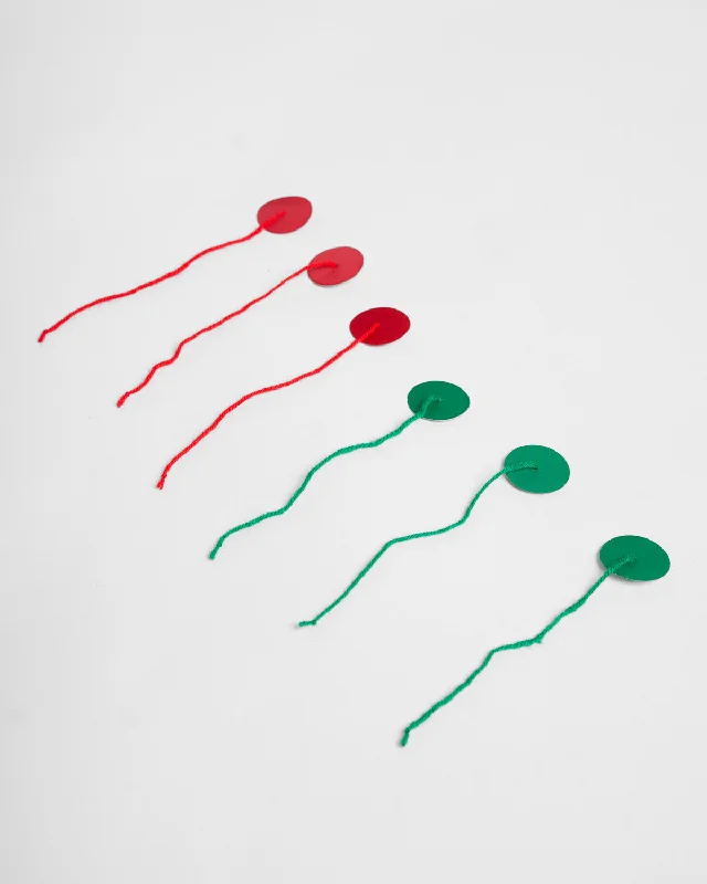 Teflon  Coated Telltales  (3 green and 3 red) Tailored Straight A-Line