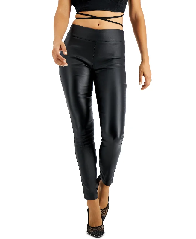 Bar III Pull On Coated Legging Striped Polka Dot Solid