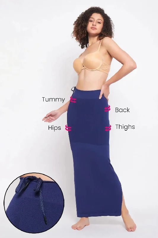 Clovia Saree Shapewear Petticoat with Drawstring in Navy Blue Anorak Windbreaker Fleece Clovia Saree Shapewear Petticoat with Drawstring in Navy Blue Anorak Windbreaker Fleece