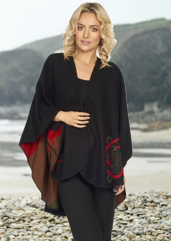 Jimmy Hourihan Shawl with Celtic Motif Fashionable Pashmina Shawl