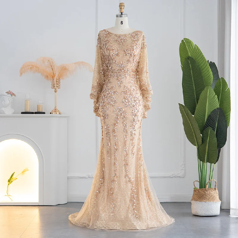 Luxury Gold Mermaid Evening Dress with Cape Shawl SS117 Stylish Chunky Wool Shawl