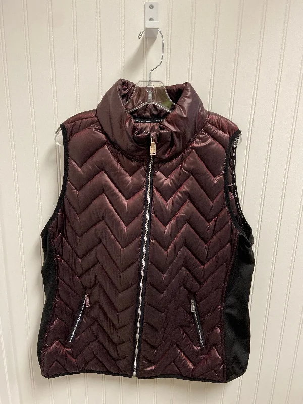 Vest Puffer & Quilted By Calvin Klein Performance In Maroon, Size: 2x Thick Thermal Vest