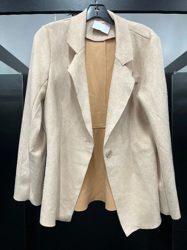 Beige Blazer Solitaire, Size L Women's Wedding Blazer