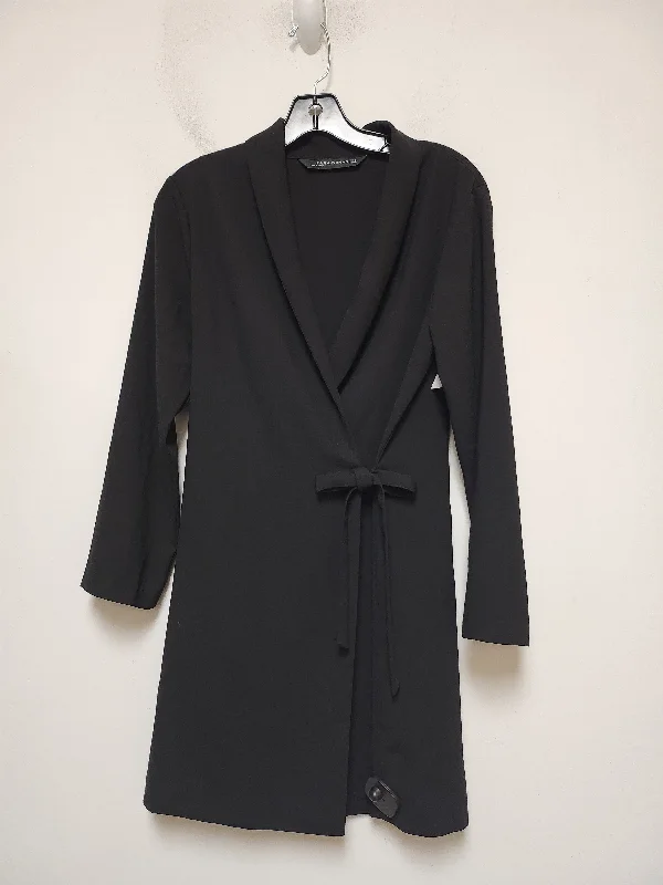 Black Blazer Zara Basic, Size S Women's Professional Jacket