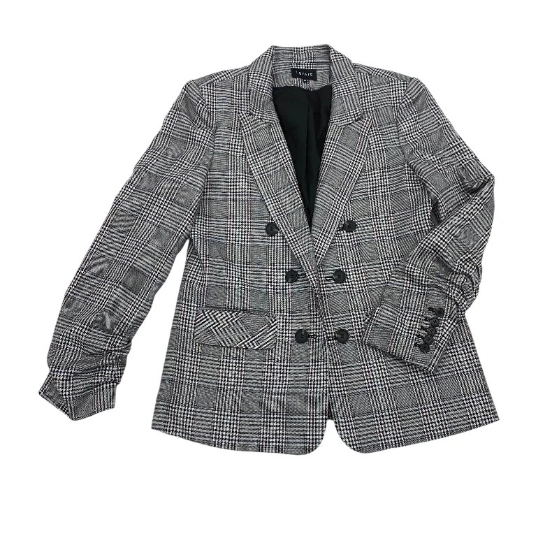 BLACK & WHITE BLAZER by 1.STATE Size:M Women's Classic Blazer
