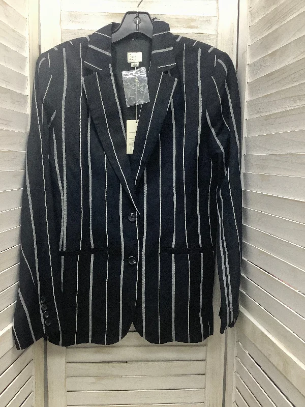 Blazer By A New Day In Striped Pattern, Size: 8 Women's Brand Blazer