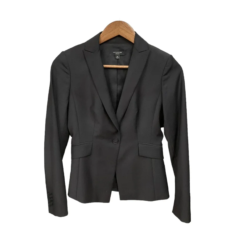 Blazer By Ann Taylor In Black, Size: 0 Women's High-End Blazer