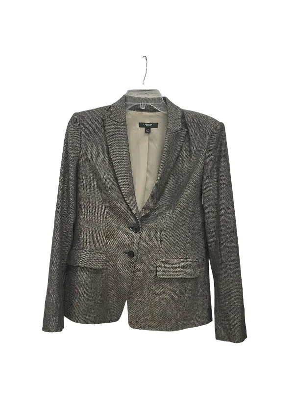 Blazer By Ann Taylor In Grey, Size: S Women's Designer Suit
