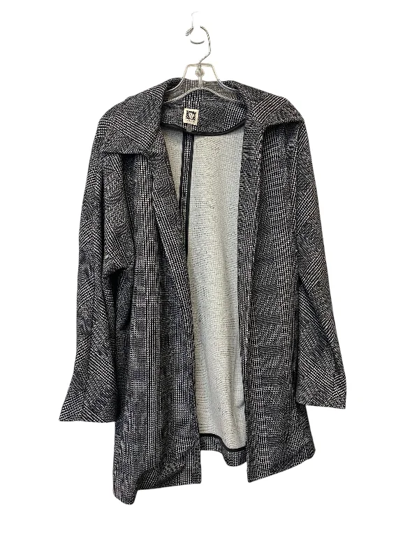 Blazer By Anne Klein In Black & White, Size: M Women's Adventure Blazer