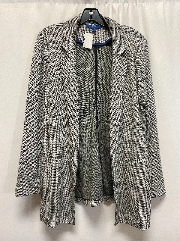 Blazer By Apt 9 In Black & White, Size: L Women's Banquet Suit