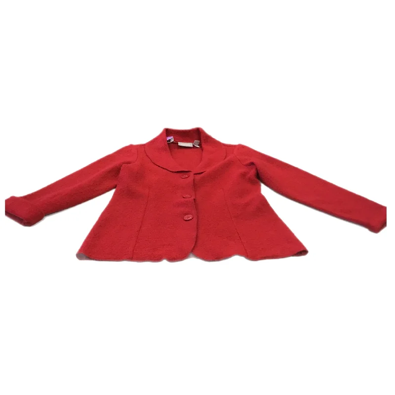 Blazer By Chicos In Red, Size: 0 Women's Warm Suit