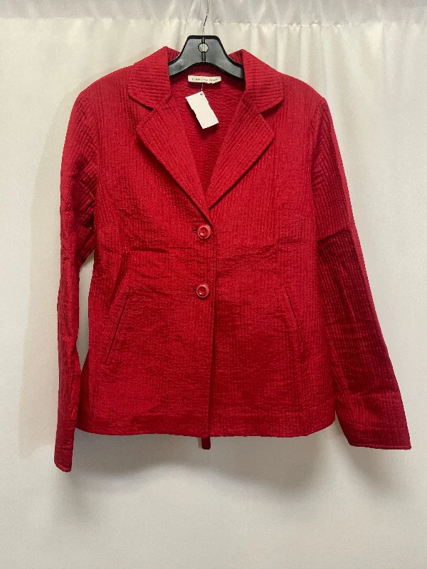 Blazer By Coldwater Creek In Red, Size: M Women's Wedding Blazer