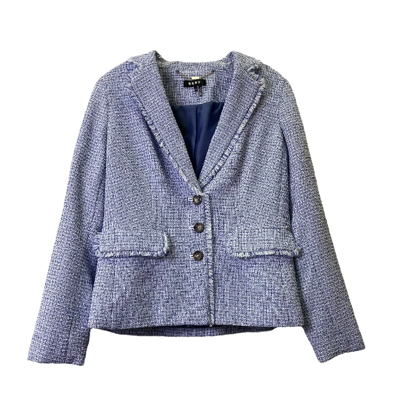 Blazer By Dkny In Blue, Size: M Women's Elegant Suit