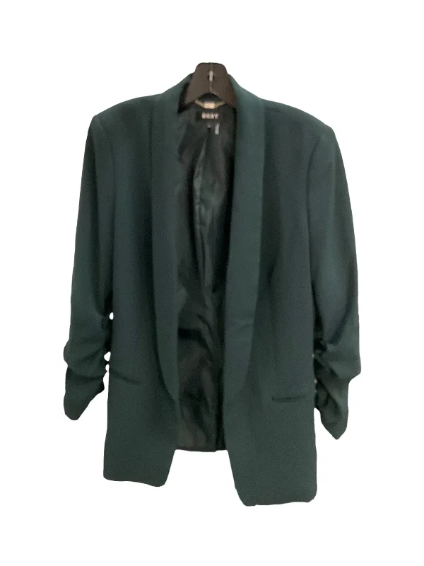 Blazer By Dkny In Green, Size: S Women's Handmade Blazer
