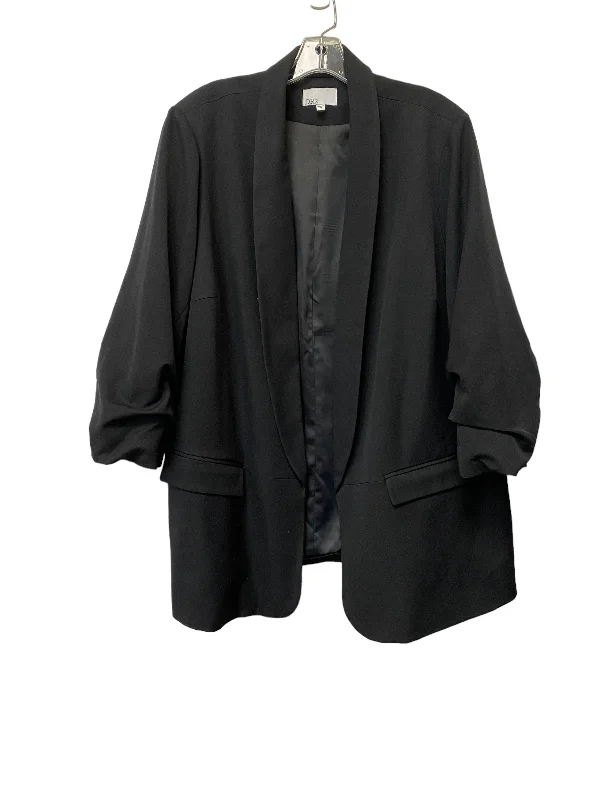 Blazer By Dr2 In Black, Size: 3x Women's Stripe Blazer