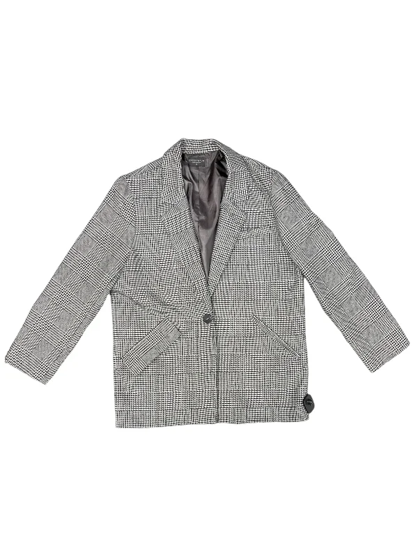 Blazer By Dress Forum In Black & White, Size: M Women's Simple Blazer