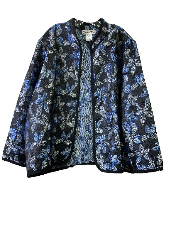 Blazer By Elisabeth Williams In Blue, Size: 3x Women's Formal Blazer