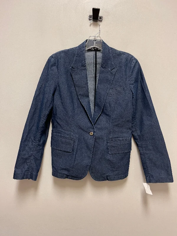 Blazer By Express In Blue Denim, Size: M Women's Handmade Blazer
