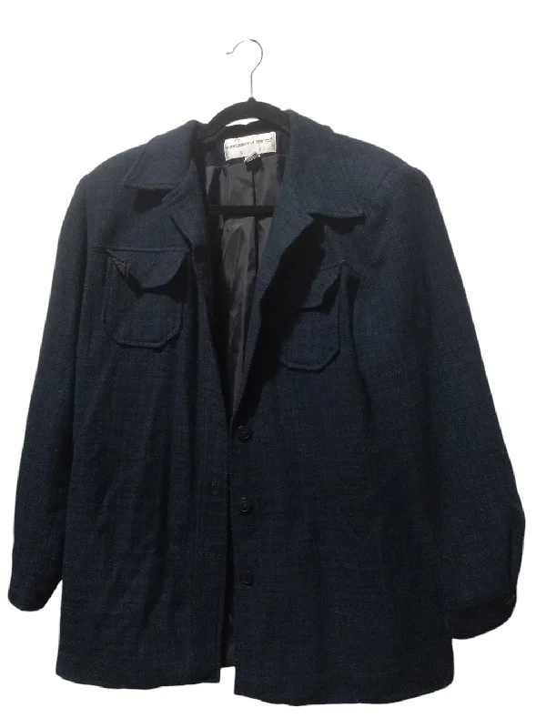 Blazer By Fundamentals In Plaid Pattern, Size: 10 Women's Solid Blazer
