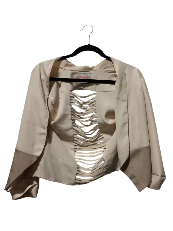 Blazer By Giani Bernini In Tan, Size: S Women's Leather Blazer