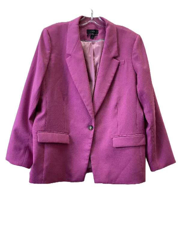 Blazer By J. Crew In Pink, Size: 1x Women's Trendy Jacket