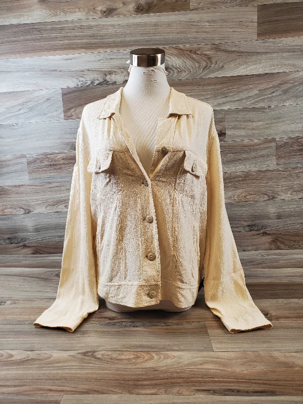 Blazer By J. Jill In Beige, Size: M Women's Fashion Blazer