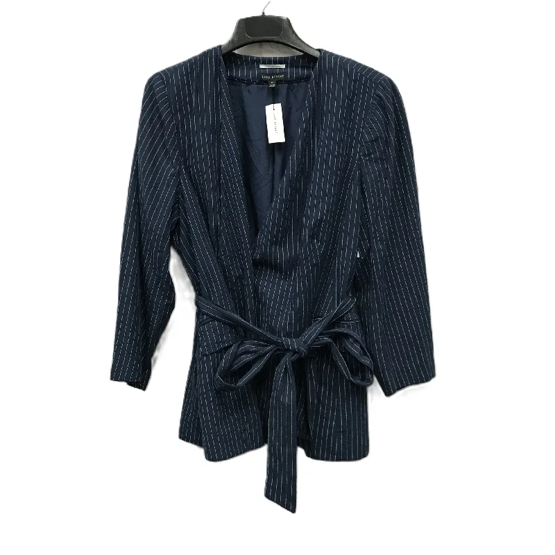 Blazer By Lane Bryant In Blue, Size: 1x Women's Warm Suit