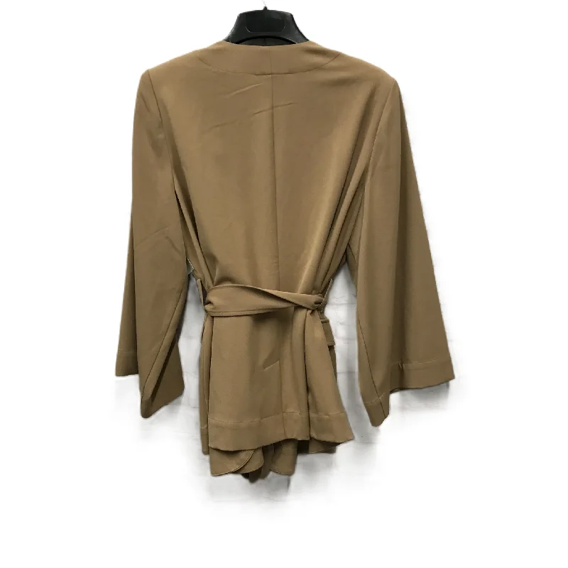 Blazer By Lane Bryant In Tan, Size: 1x Winter Women's Blazer