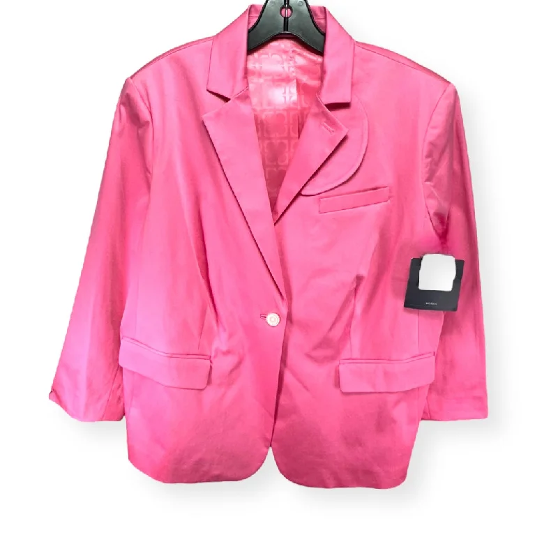 Blazer By Liz Claiborne In Pink, Size: 14 Women's Luxurious Jacket