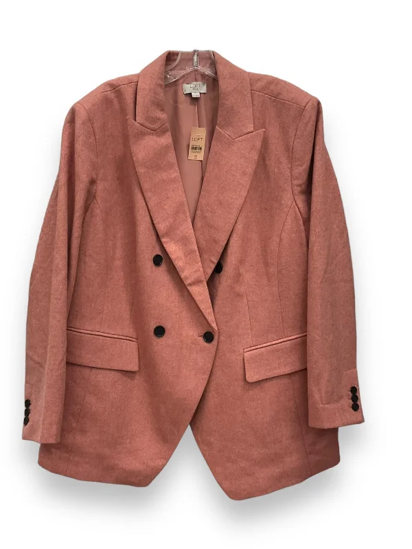 Blazer By Loft In Pink, Size: 3x Linen Women's Suit