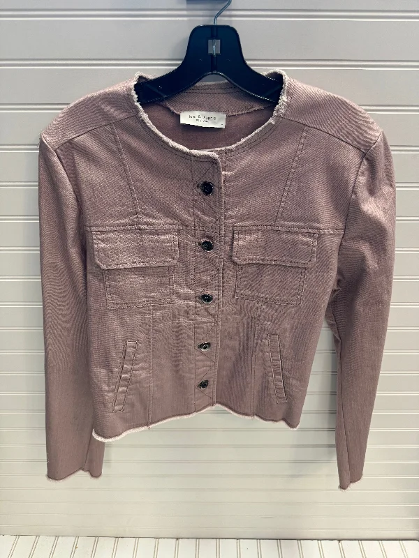 Blazer By Lola & Sophie In Mauve, Size: L Women's Handmade Blazer