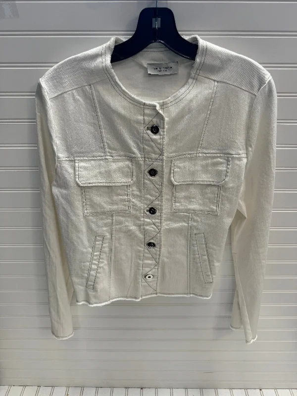 Blazer By Lola & Sophie In White, Size: L Women's Vintage Suit