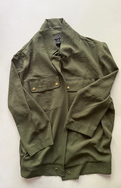 Blazer By New York Clothing In Olive, Size: 2x High-End Women's Suit