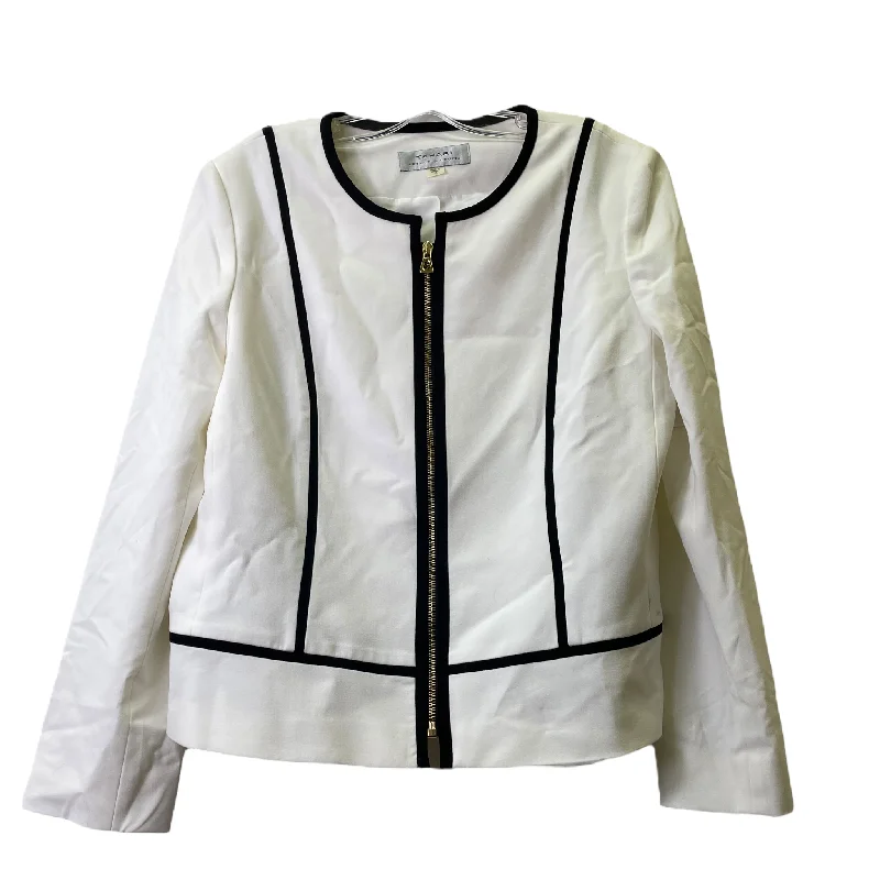 Blazer By Tahari By Arthur Levine In White, Size: L Women's Vintage Suit