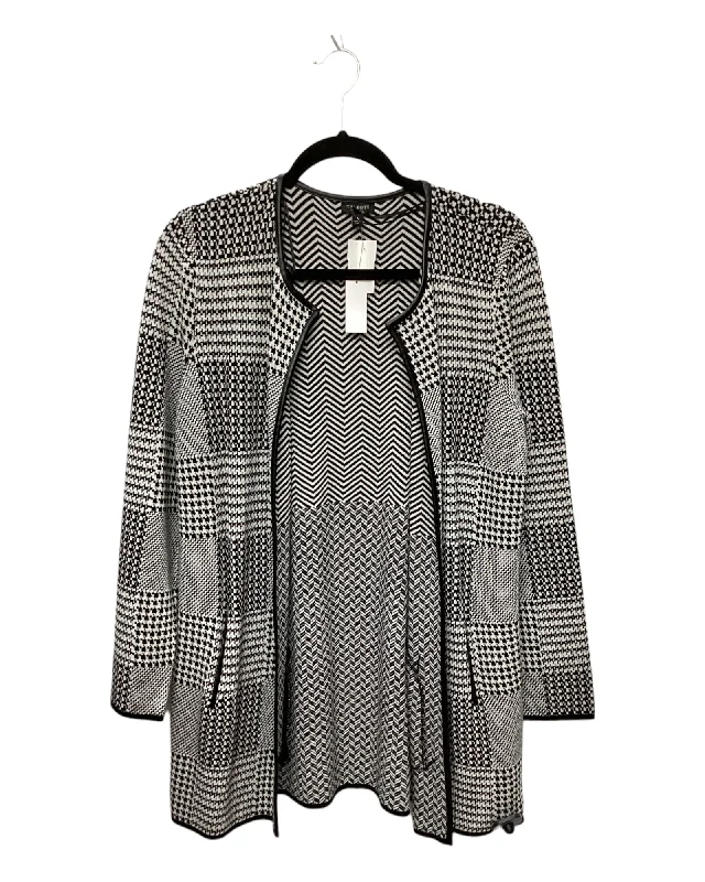 Blazer By Talbots In Black & White, Size: M Women's Luxury Jacket