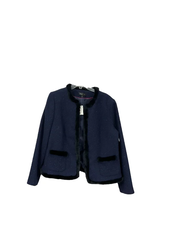 Blazer By Talbots In Blue, Size: 1x Women's Long Blazer