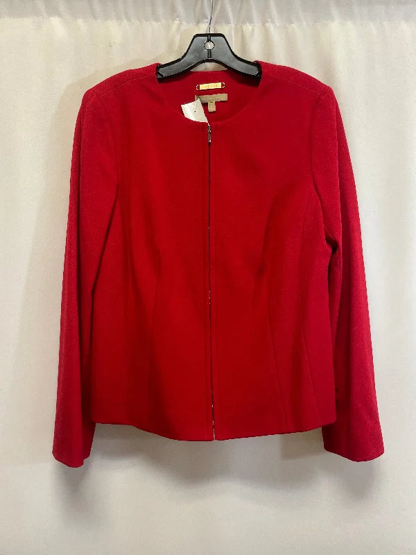 Blazer By Talbots In Red, Size: L Women's Elegant Blazer