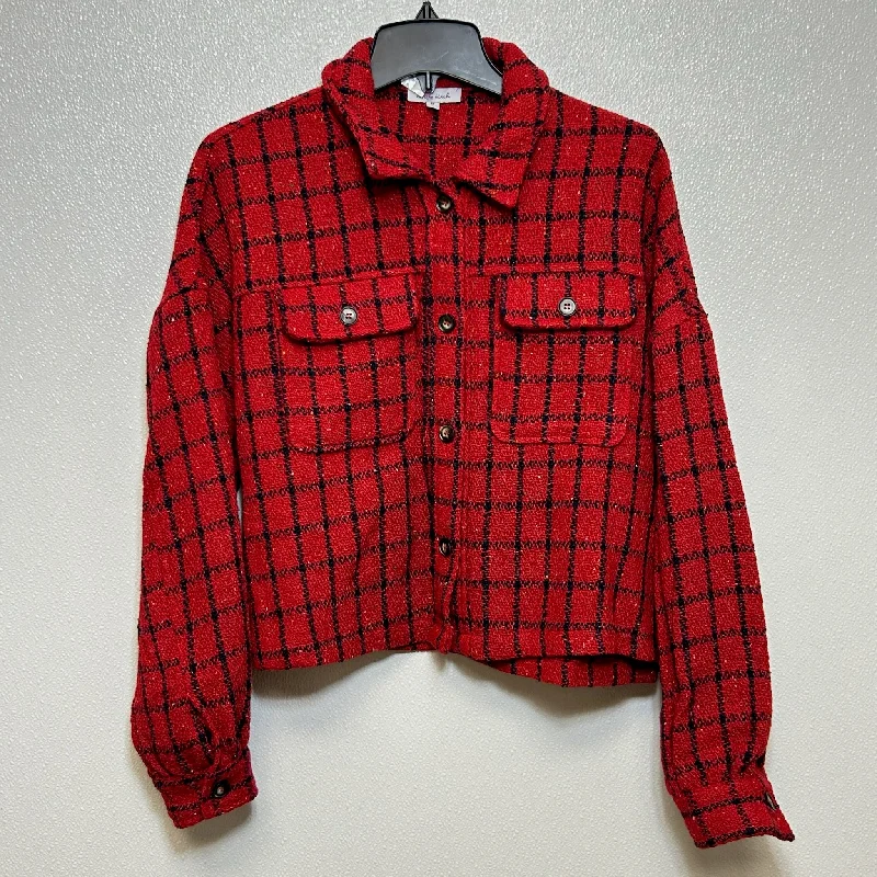 Blazer By White Birch In Checked, Size: M Women's Radiation Jacket
