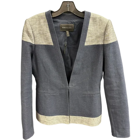 Blazer Designer By Bcbgmaxazria In Blue Denim, Size: Xl Women's Premium Blazer