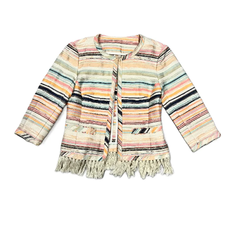 Blazer Designer By Trina Turk In Striped Pattern, Size: Xs Women's Vintage Suit