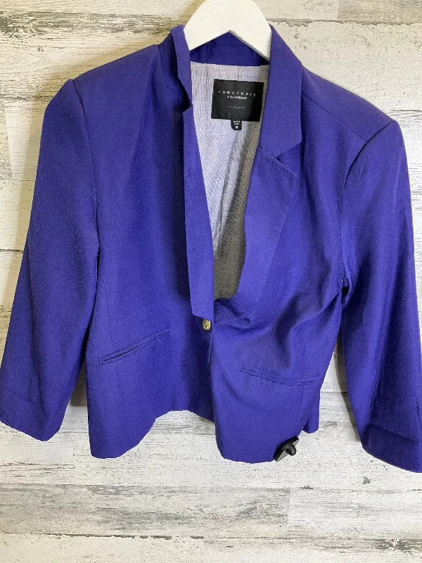 Blue Blazer Sanctuary, Size Mini Women's Custom Suit