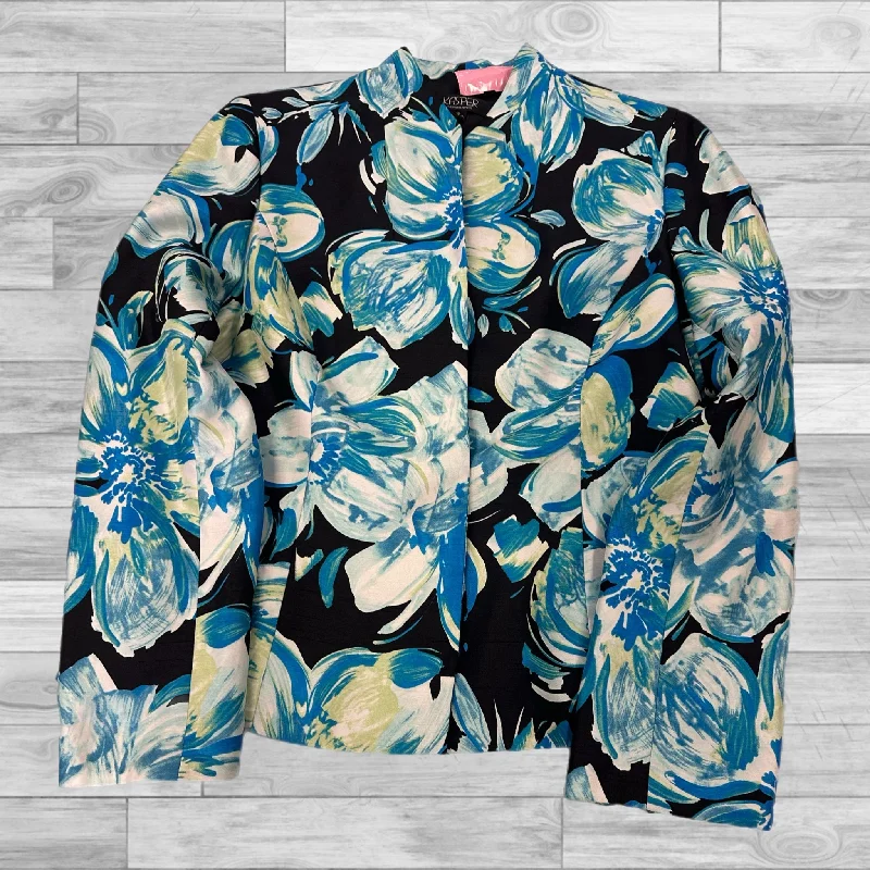Blue Green Blazer Kasper, Size 12 Women's Luxurious Jacket