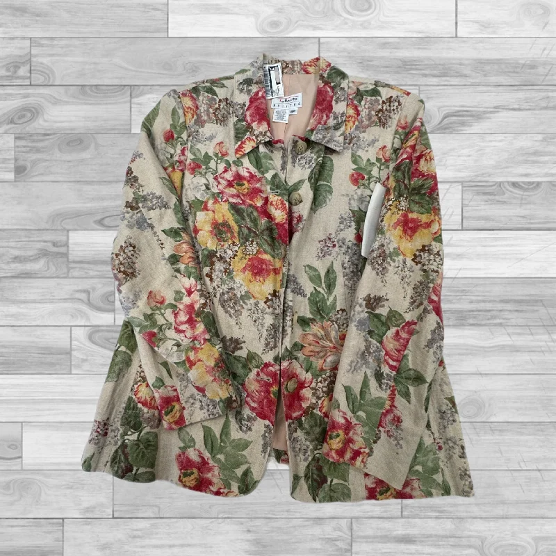 Floral Blazer Talbots, Size 8petite Women's Vintage Suit