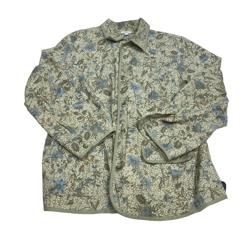 Green Blazer Charter Club, Size 2x Women's Handmade Blazer