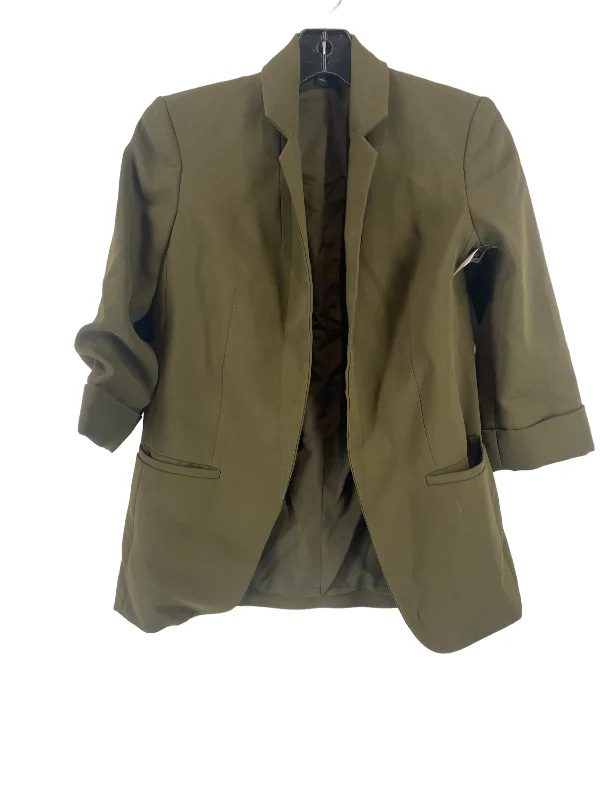 Green Blazer Express, Size Xxs Women's Trendy Jacket