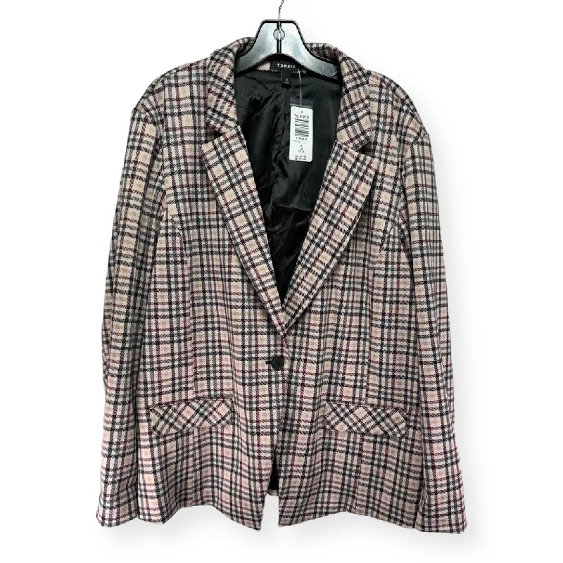 Plaid Pattern Blazer Torrid, Size 3x New Women's Blazer