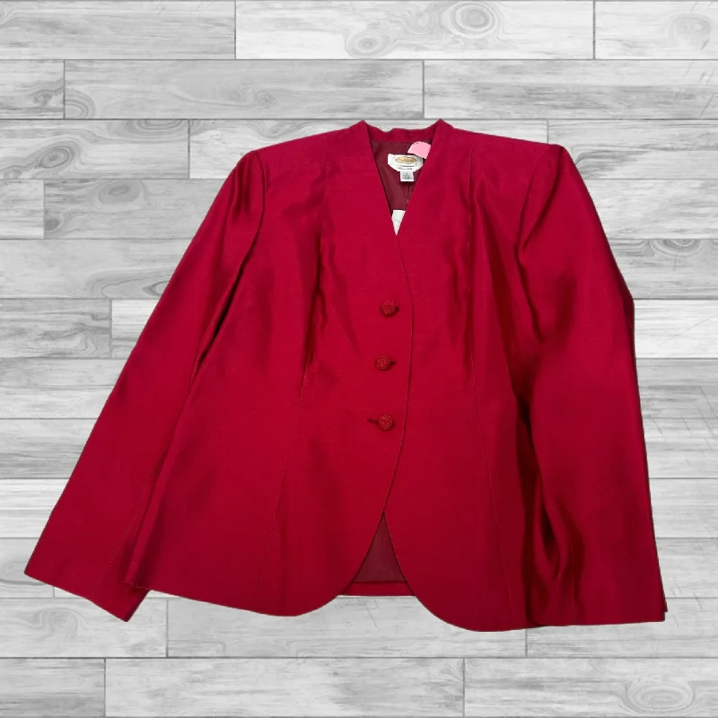 Red Blazer Talbots, Size 14 Women's Fashion Blazer