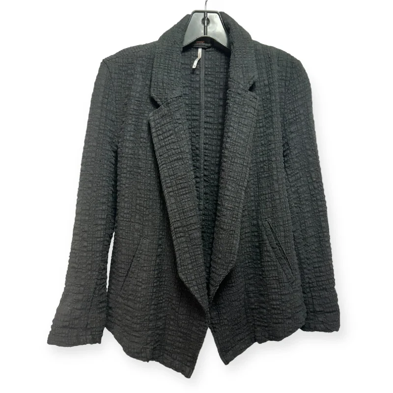Textured Blazer By Free People In Black, Size: Xs Women's Unique Blazer