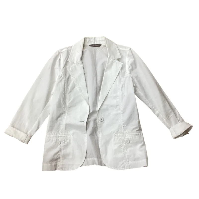 White Blazer Designer Tommy Bahama, Size S Women's High-End Blazer