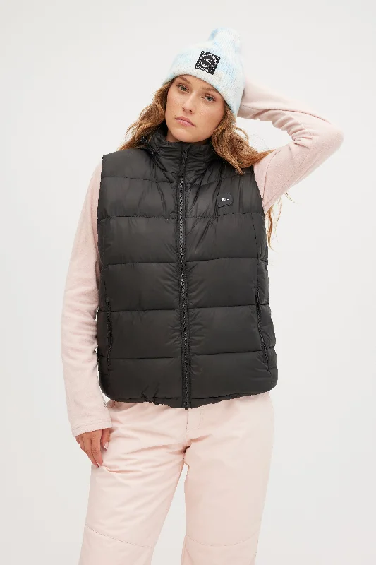 O'RIGINALS PUFFER VEST Houndstooth Pattern Vest